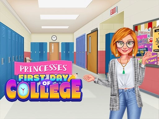 Princesses First Day Of College 
